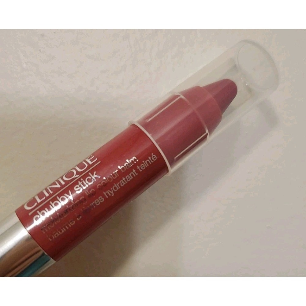 Clinique Chubby Stick‎ Lip Colour Balm 07 Super Strawberry. Travel Size